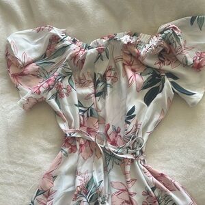 Cupshe off shoulder dress